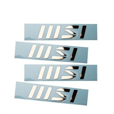 Metalklistermærke Nikkel